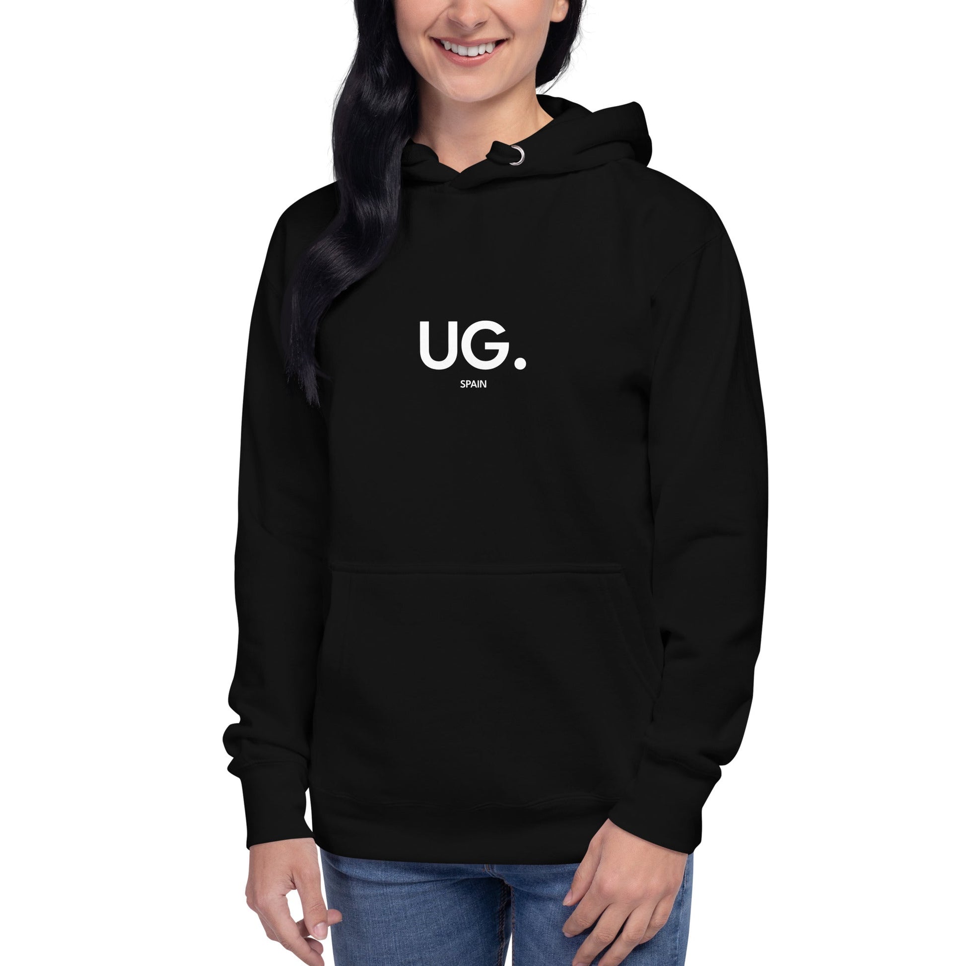 Sudadera con capucha Basic Black - UG.SPAIN